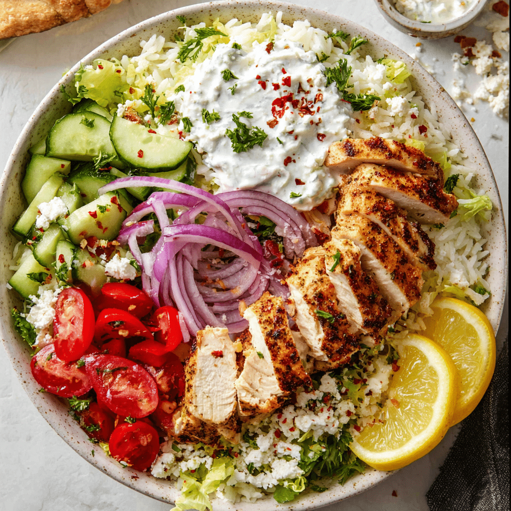 Greek Chicken Bowls Recipe