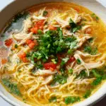 Cozy Chicken Vermicelli Soup Delight Recipe