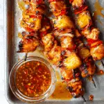 BBQ PINEAPPLE CHICKEN KABOBS Recipe