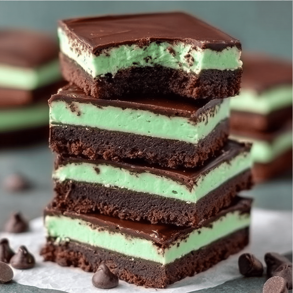 Mint Brownies Recipe - Recipe Image