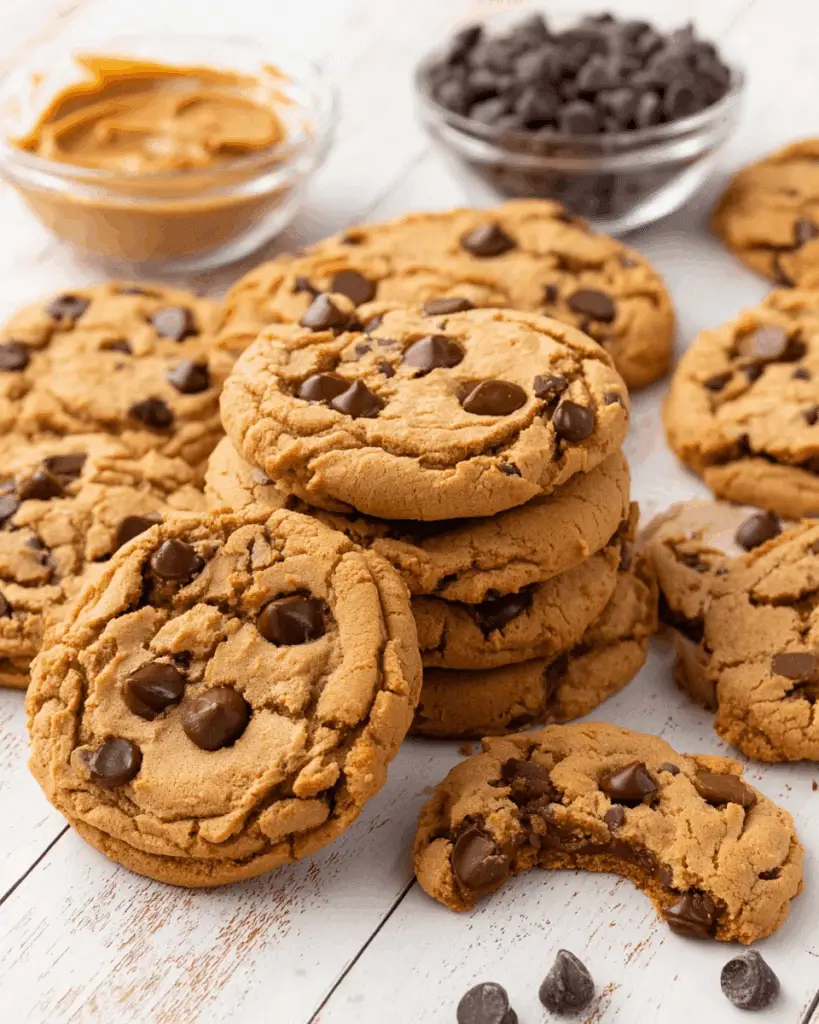 Peanut Butter Banana Chocolate Chip Cookies Recipe