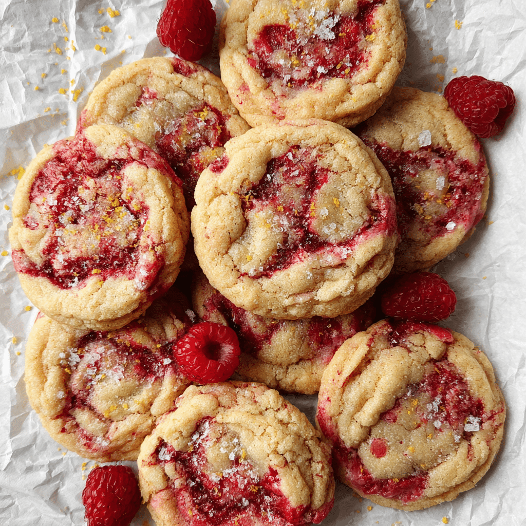 Lemon Raspberry Cookies Recipe - Recipe Image