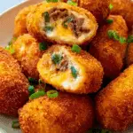 DILL PICKLE CHEESEBURGER MOZZARELLA BOMBS Recipe