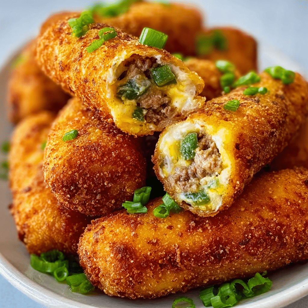 DILL PICKLE CHEESEBURGER MOZZARELLA BOMBS Recipe - Recipe Image