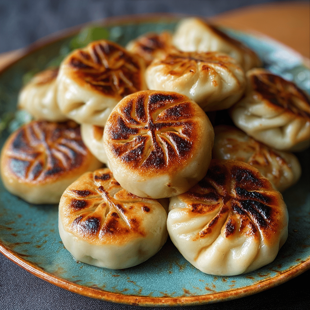 Pan-Fried Cabbage and Noodle Buns Recipe - Recipe Image