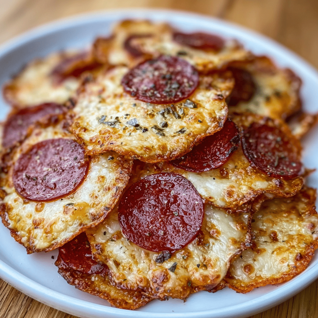 Satisfy Your Snack Cravings with 2-Ingredient Pizza Chips Recipe - Recipe Image