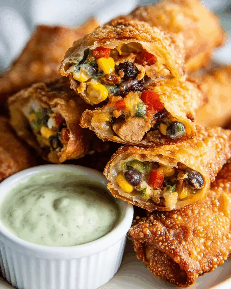 Southwest Chicken Egg Roll Recipe