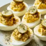 DILL PICKLE DEVILED EGGS Recipe