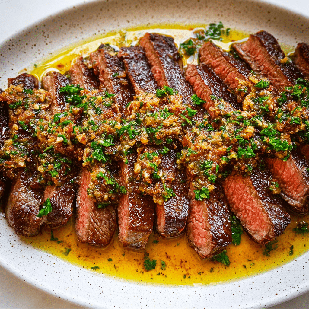 Garlic Butter Brazilian Steak Recipe - Recipe Image