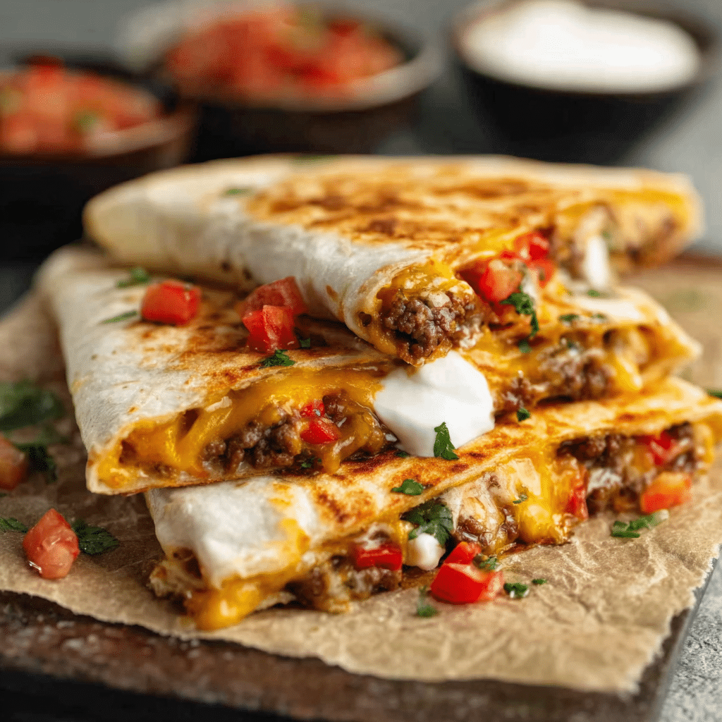 Steak & Cheese Quesadillas Recipe - Recipe Image