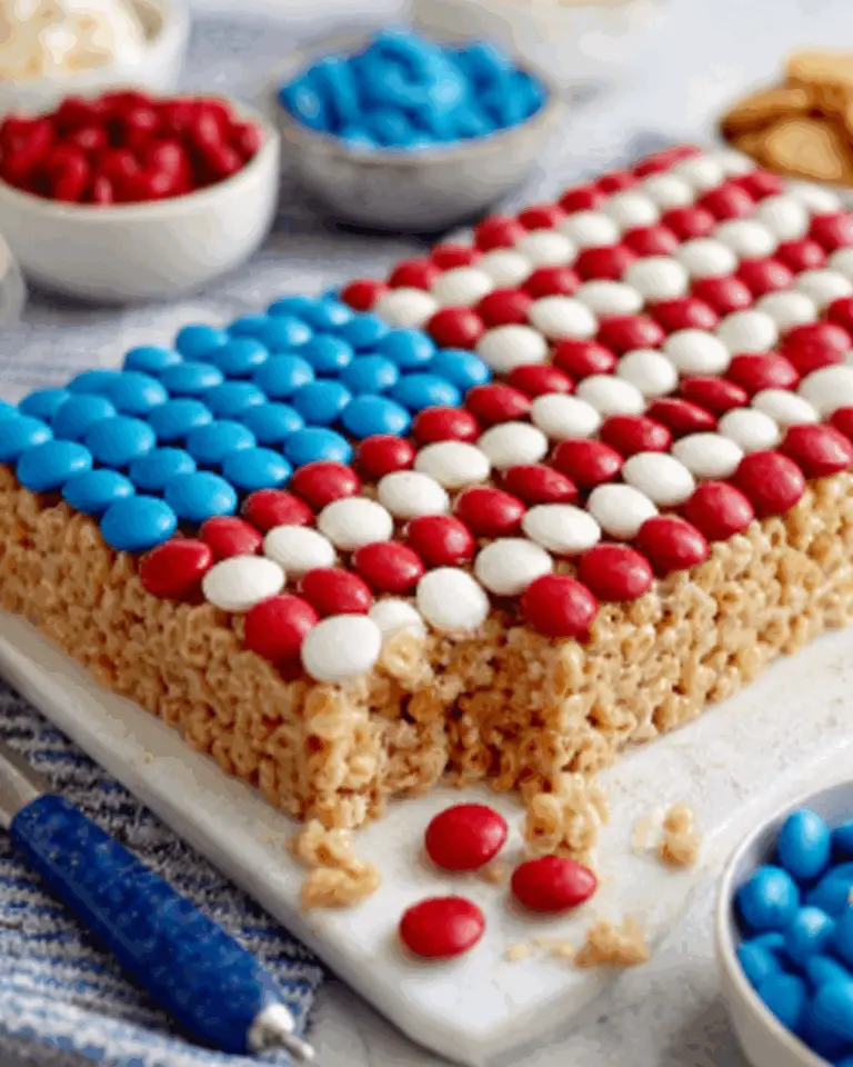 Chocolate Chip Cookie Dough Flag Dip Recipe