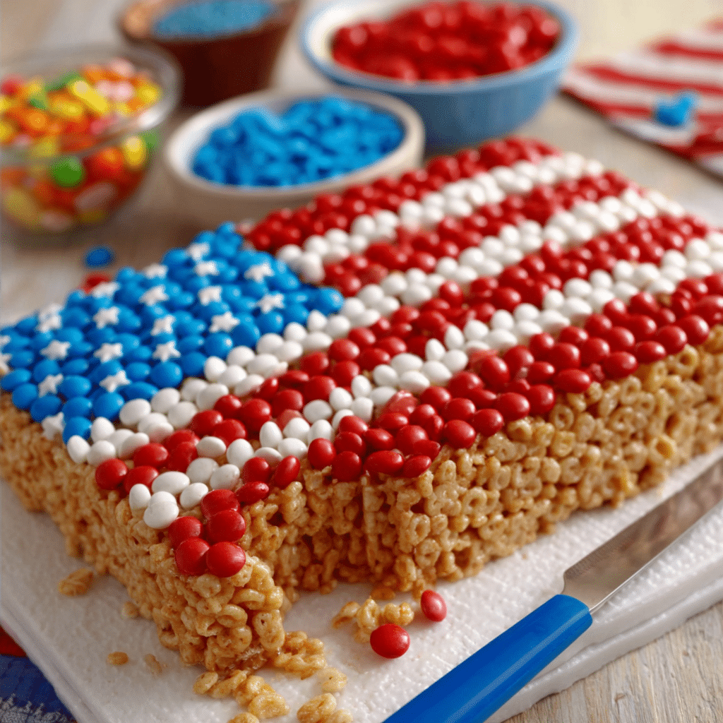 Chocolate Chip Cookie Dough Flag Dip Recipe - Recipe Image