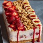 Strawberry Crunch Cheesecake and Banana Pudding Cheesecake Recipe