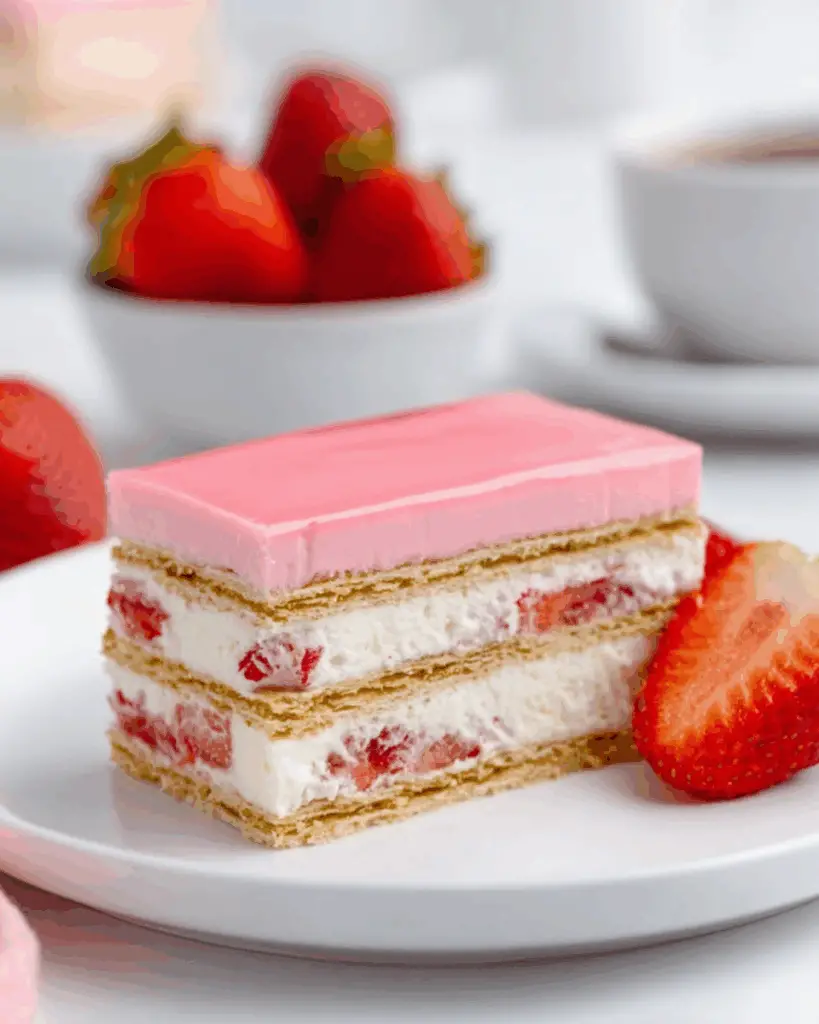 Strawberry Eclair Cake Recipe