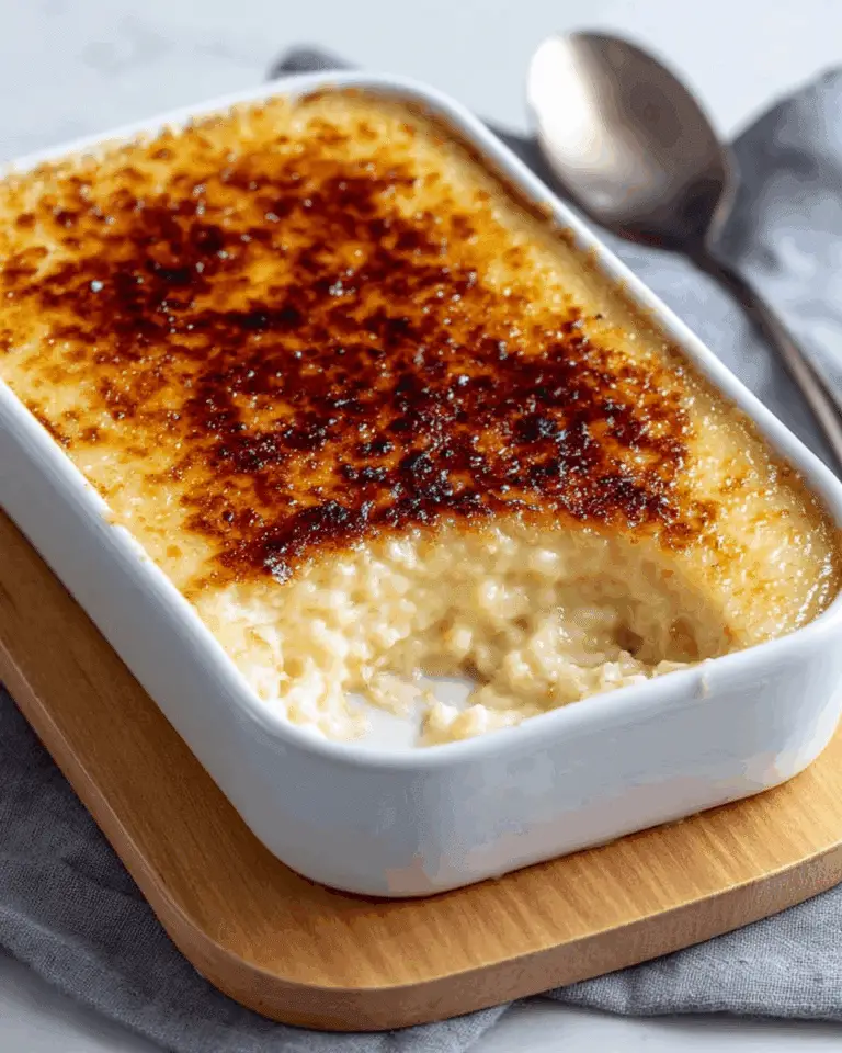 Condensed Milk Baked Rice Pudding Recipe