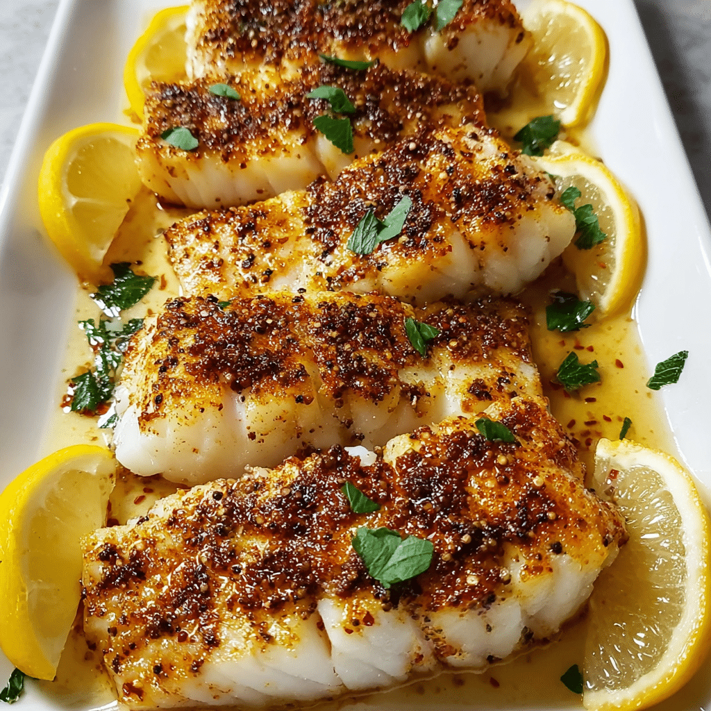 zesty lemon butter fish fillet Recipe - Recipe Image