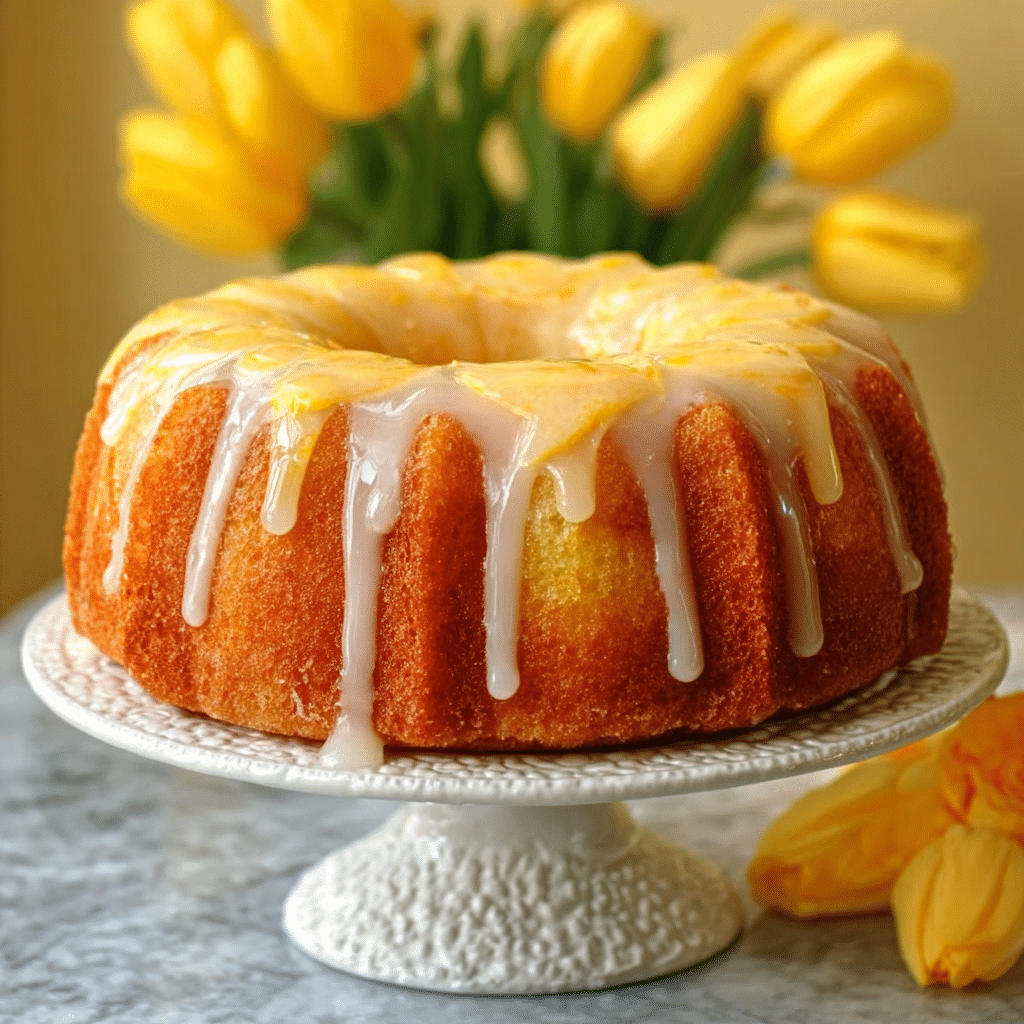 orange velvet pound cake Recipe - Recipe Image