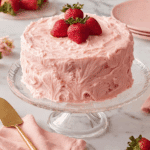 Homemade Strawberry Layer Cake with Strawberry Frosting Recipe