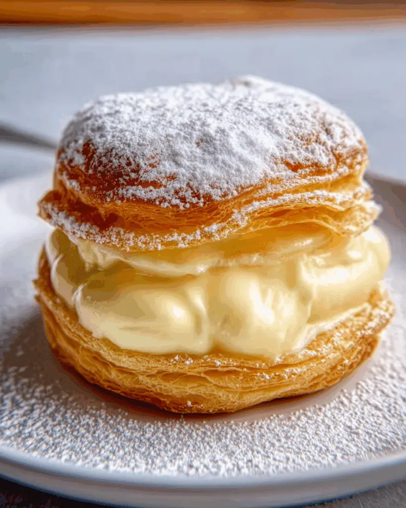 Special Italian Cream Puffs with Custard Filling Recipe