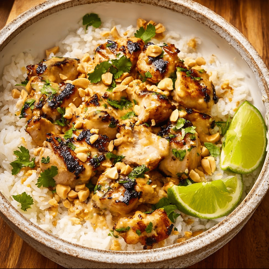 Thai Peanut Chicken Recipe - Recipe Image