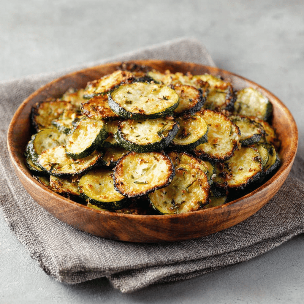 Baked Zucchini Chips Recipe - Recipe Image