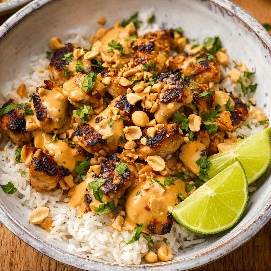 Thai Peanut Chicken Recipe - Recipe Image