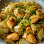 Sautéed Garlic Cabbage with Tender Chicken Recipe