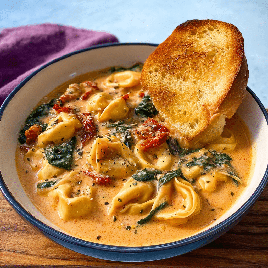 Creamy Tuscan Chicken Soup Recipe - Recipe Image