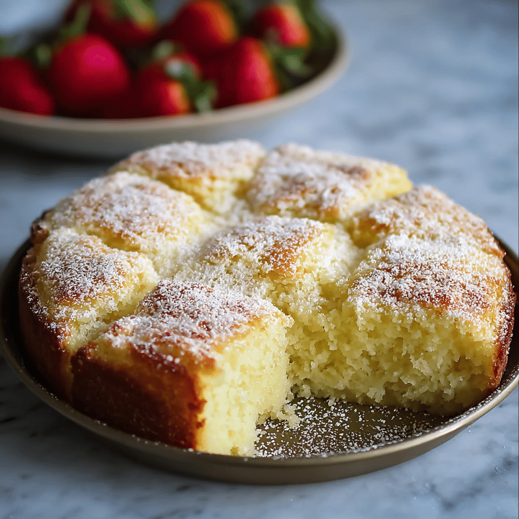 French Butter Cake Recipe - Recipe Image