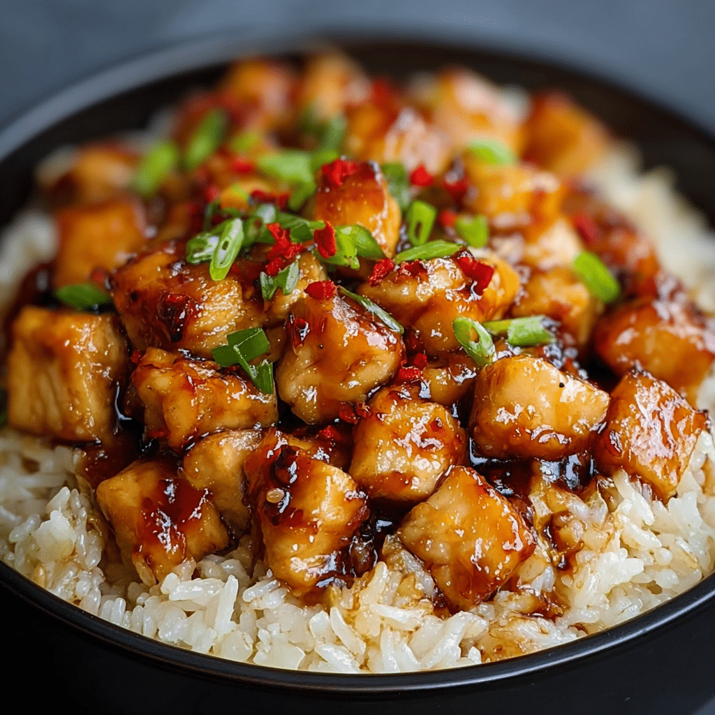 One-Pan Bold Honey BBQ Chicken Rice Recipe - Recipe Image