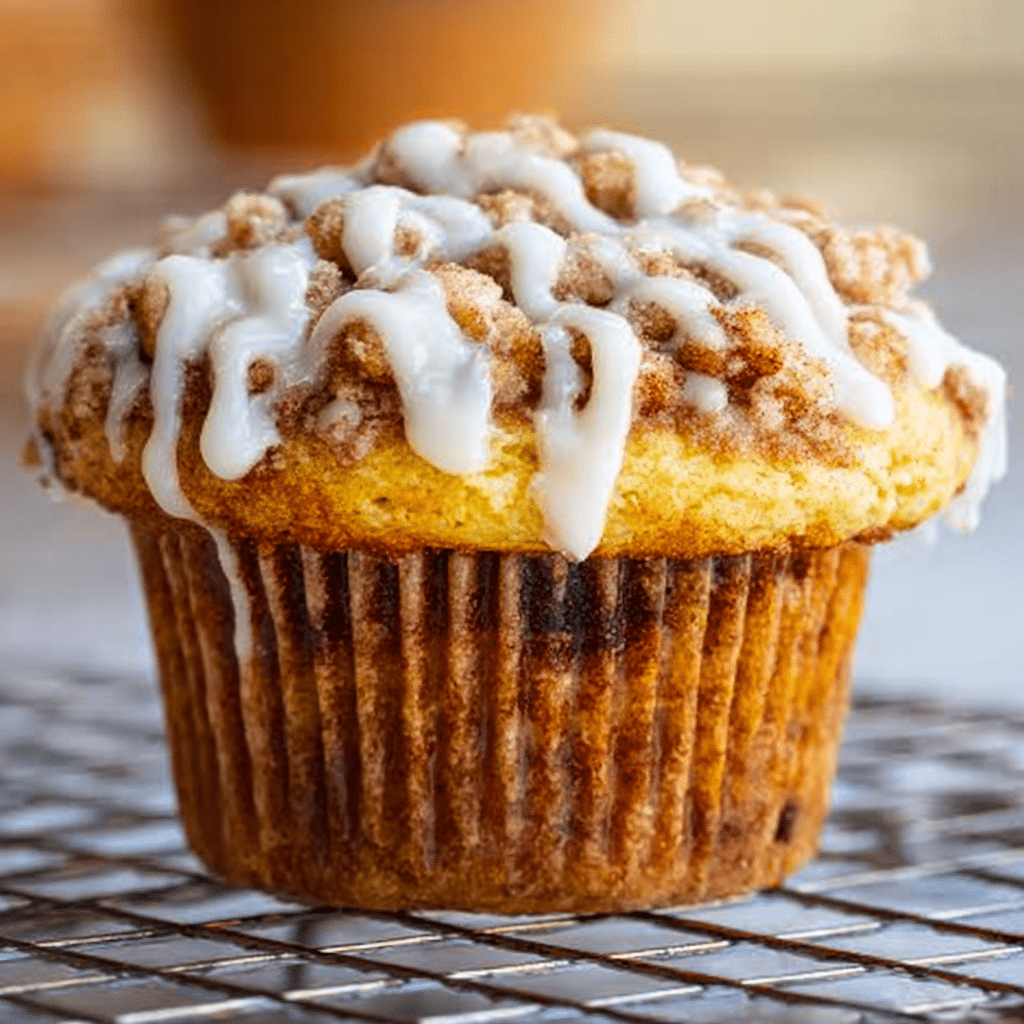 Apple Cinnamon Muffins Recipe with Streusel Topping Recipe - Recipe Image