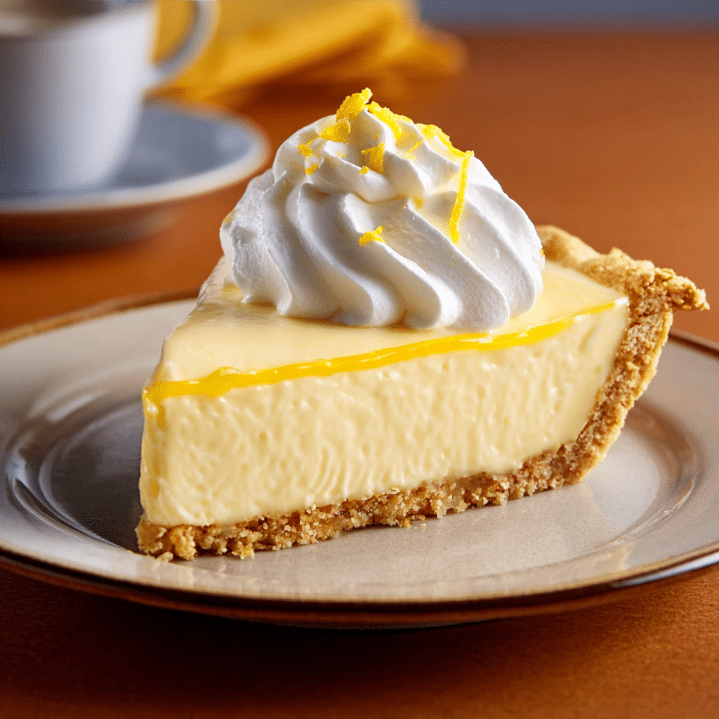 Cream Cheese Lemonade Pie Recipe - Recipe Image