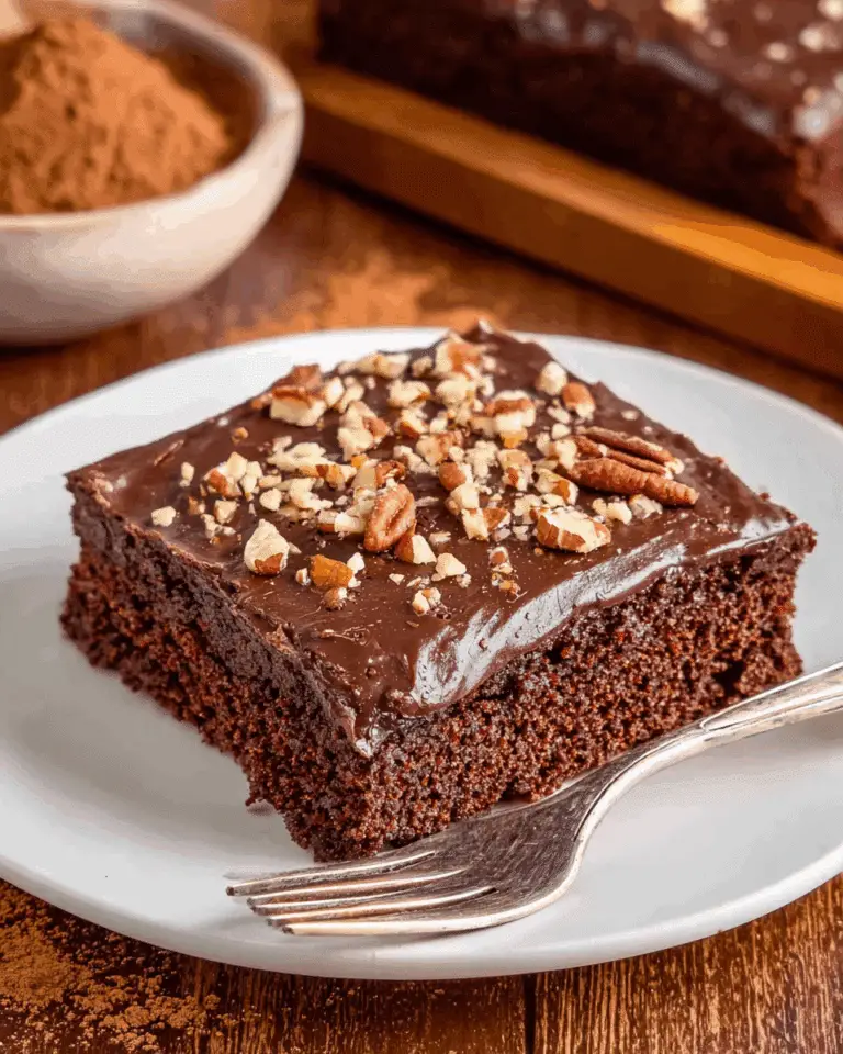 Texas Sheet Cake (+Video) Recipe