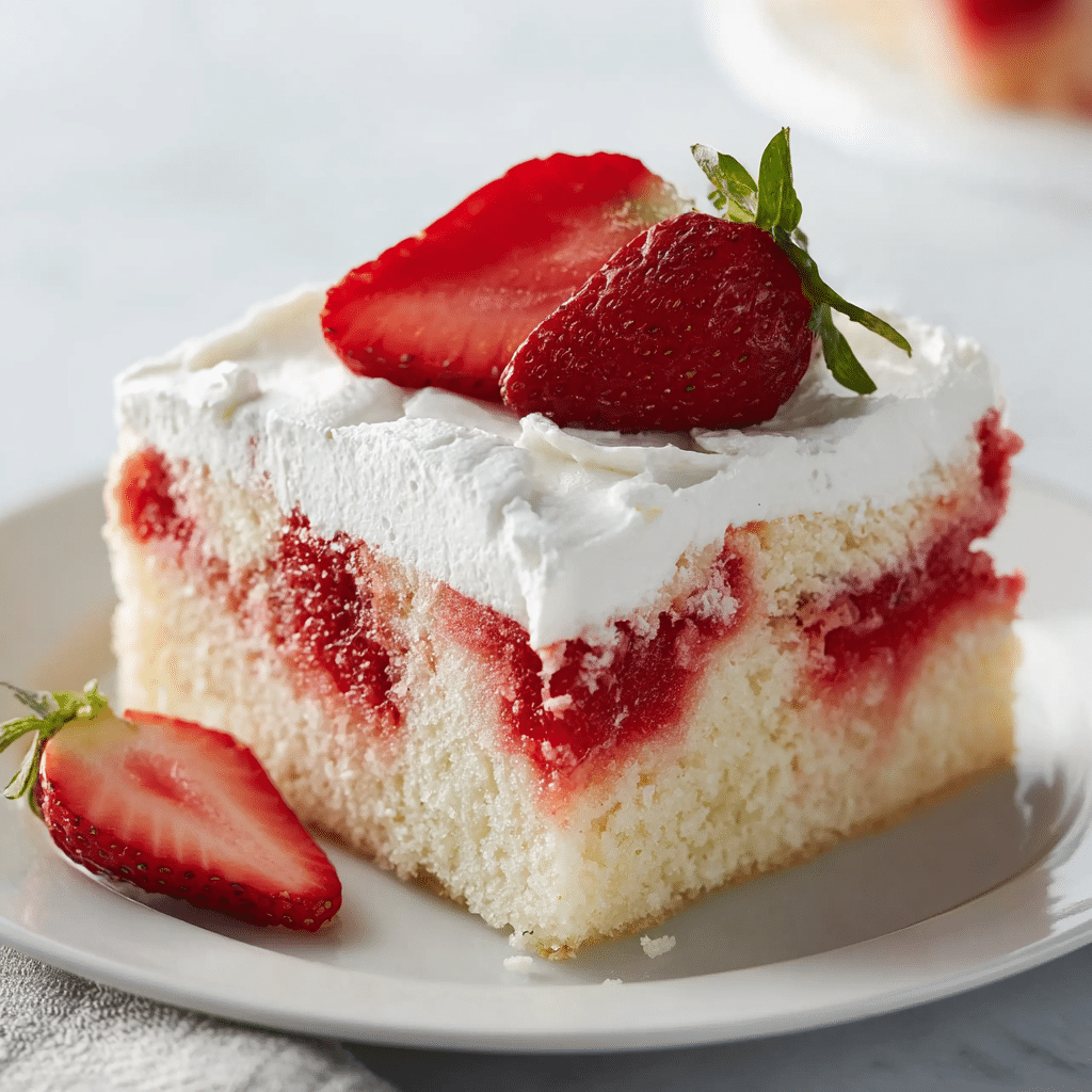 Strawberry Shortcake Cake Recipe - Recipe Image