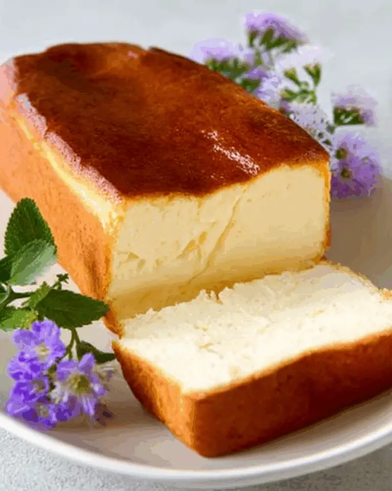 BURNT BASQUE CHEESECAKE IN A LOAF PAN Recipe