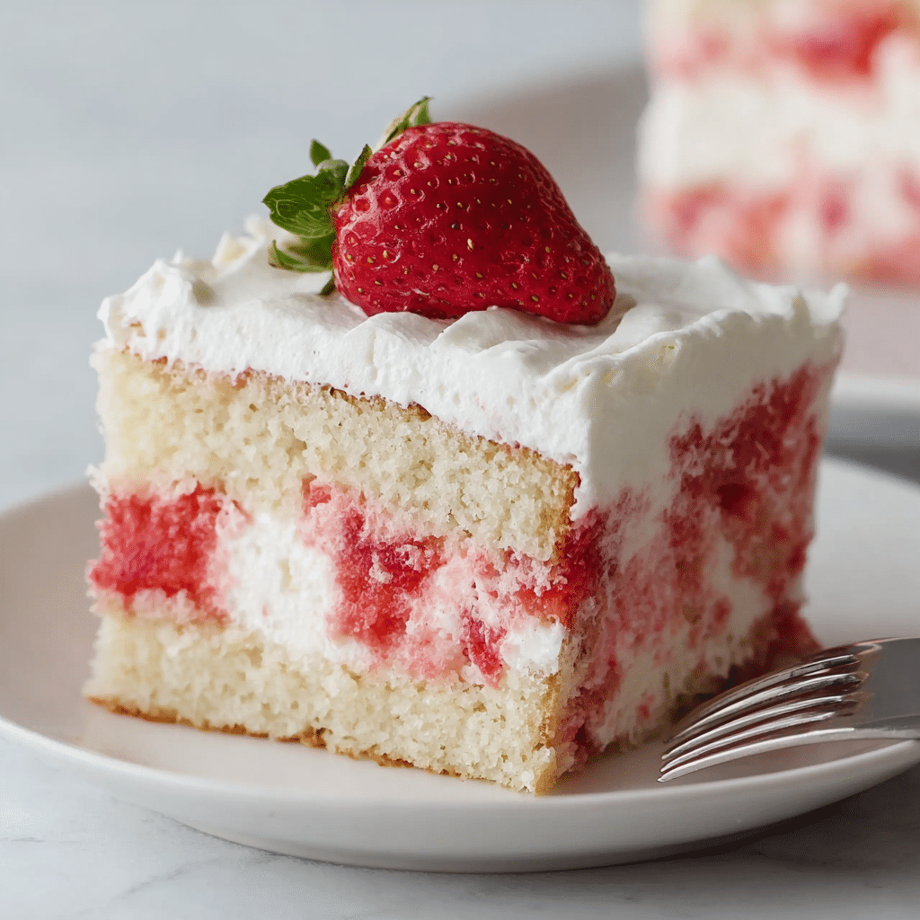 Strawberry Shortcake Cake Recipe - Recipe Image