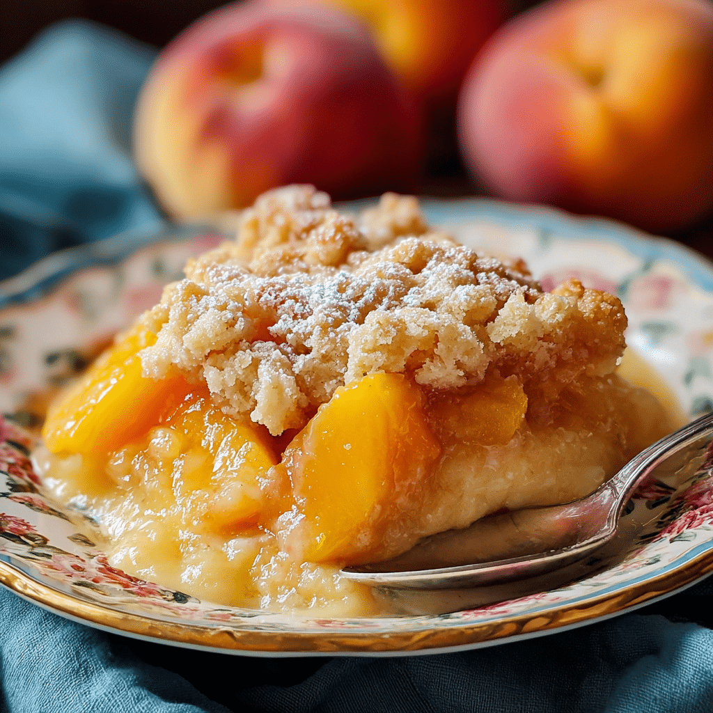 The Easiest Peach Cobbler Recipe - Recipe Image