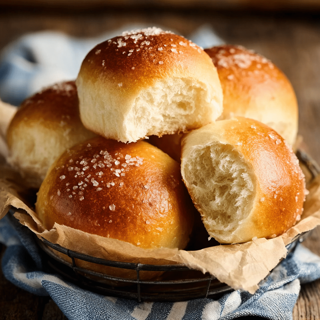 Homemade Dinner Rolls Recipe - Recipe Image
