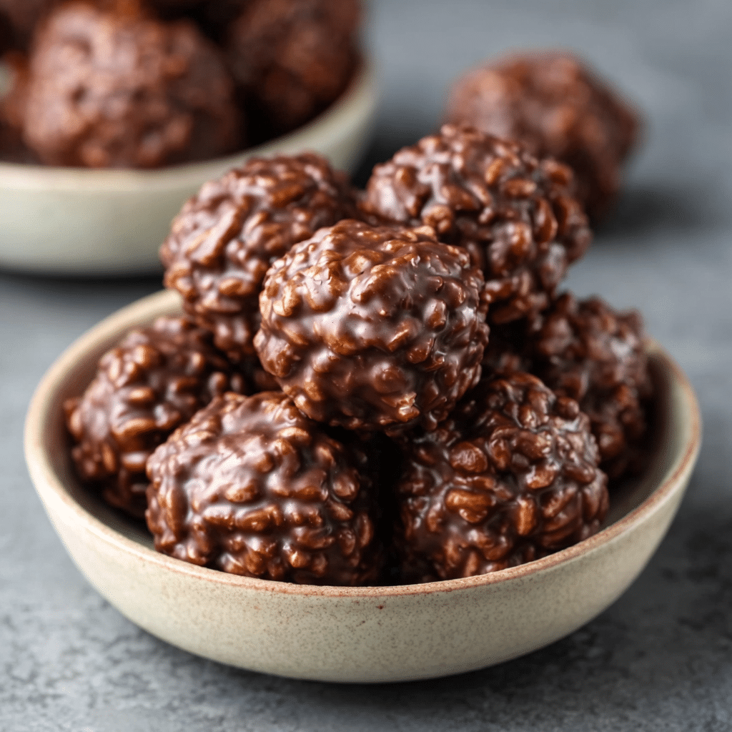 CHOCOLATE PEANUT BUTTER NO-BAKE COOKIES! Recipe - Recipe Image