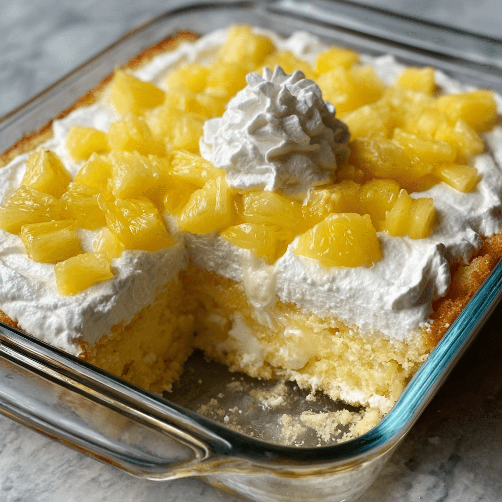 The Best Juicy Pineapple Heaven Cake Recipe - Recipe Image