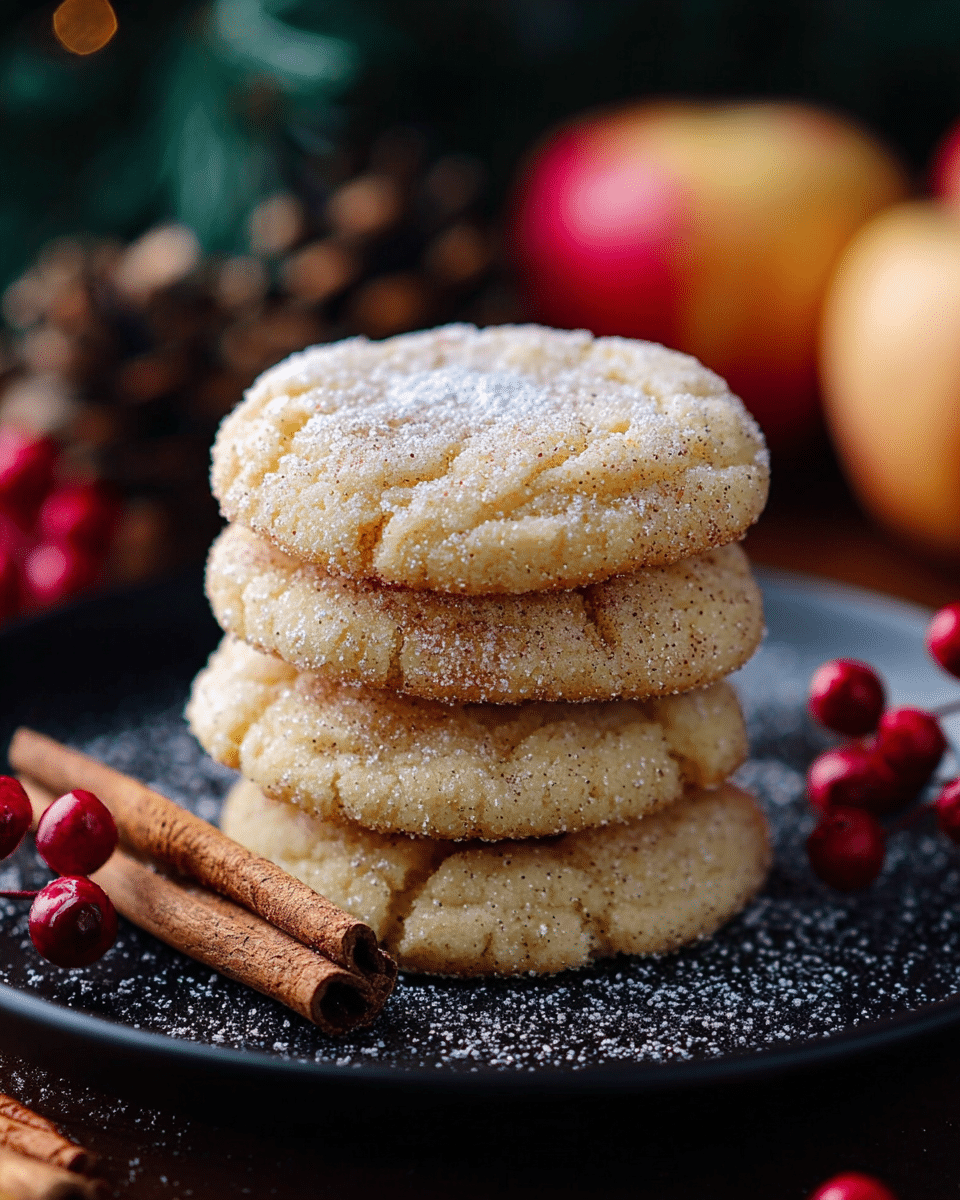 Crinkly Crackly Butter Toffee Sugar Cookies Recipe