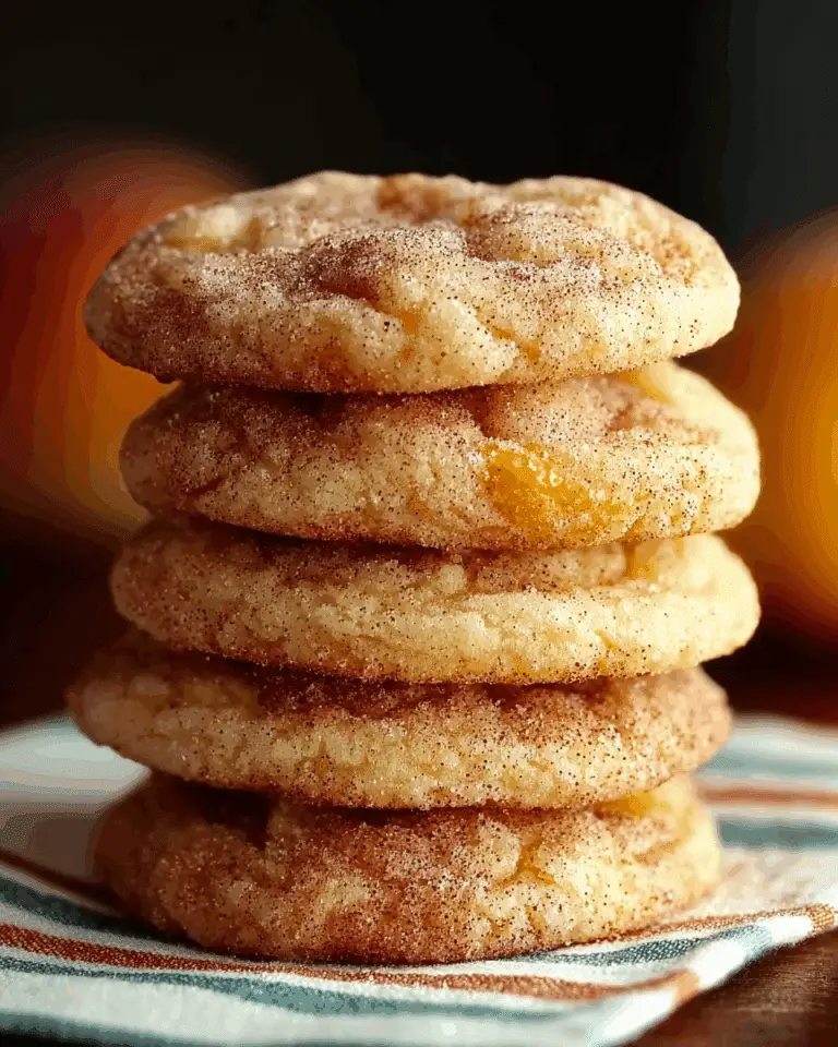 Peach Snickerdoodle Cookies that Will Wow Your Guests! Recipe