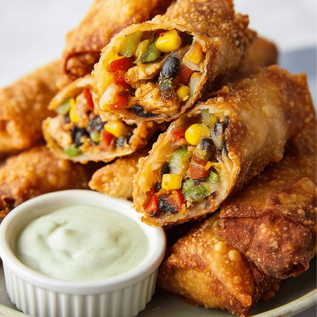 Southwest Chicken Egg Roll Recipe - Recipe Image