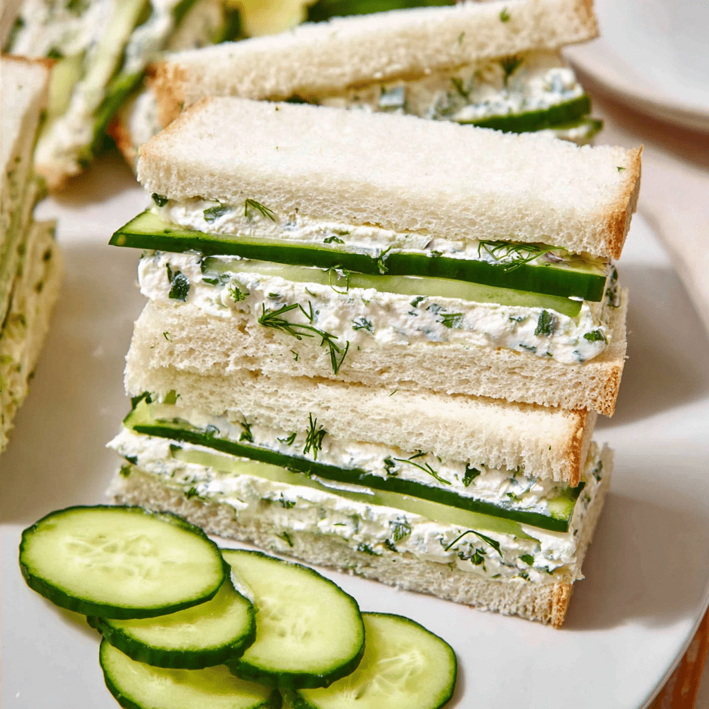 Cucumber Sandwiches Recipe - Recipe Image