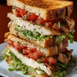 Garlic Butter Lettuce, Tomato & Grilled Chicken Sandwich Recipe