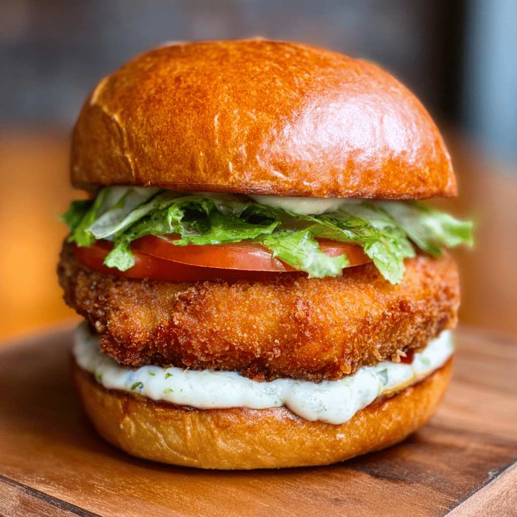 Crispy Fried Cod Sandwich Recipe - Recipe Image