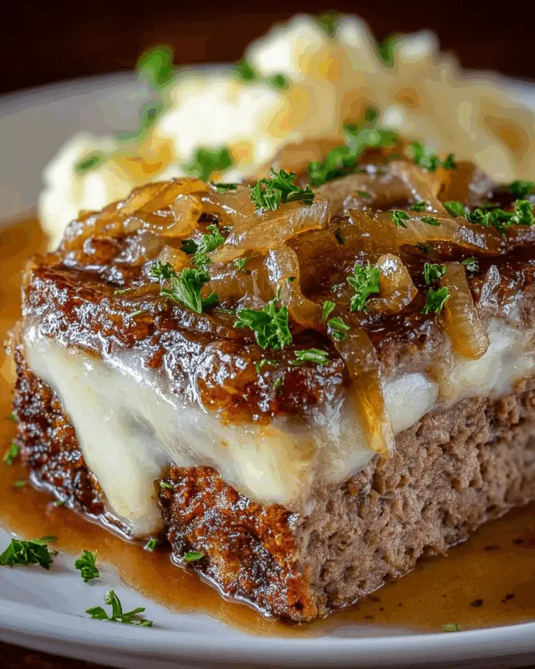 Crockpot French Onion Beefloaf Recipe