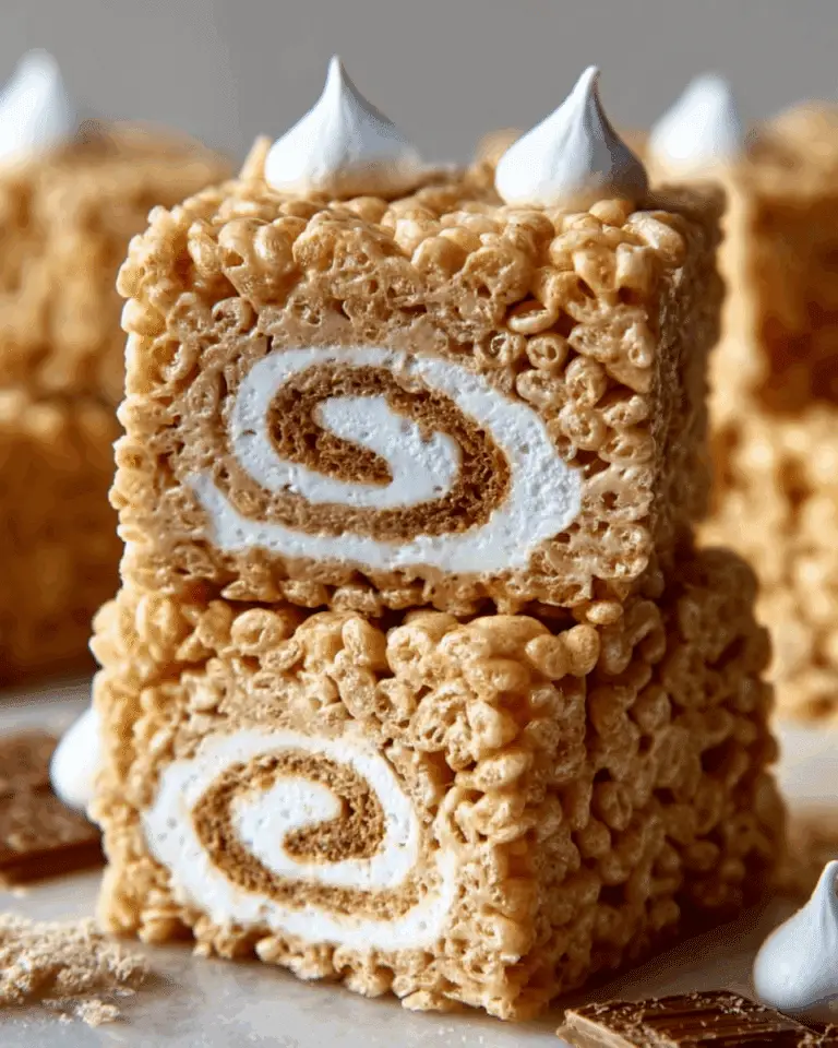 S’mores Rice Krispies Treats Pinwheels Recipe