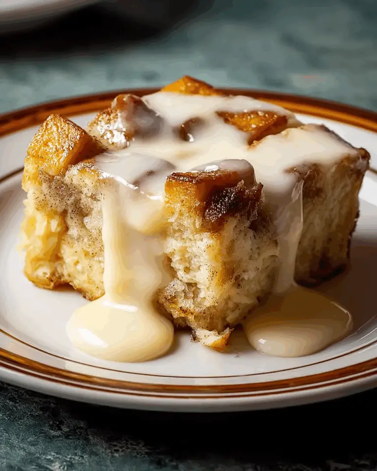 BREAD PUDDING WITH VANILLA SAUCE: A WARM, COZY TREAT Recipe
