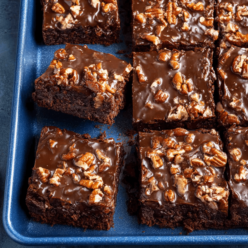 Texas Sheet Cake (+Video) Recipe - Recipe Image